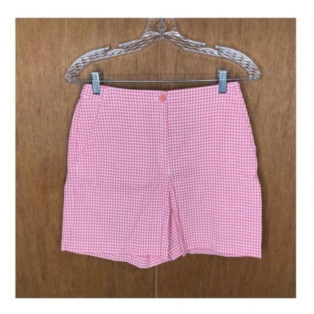Liz Claiborne Liz Sport Size 4 Gingham Print Short